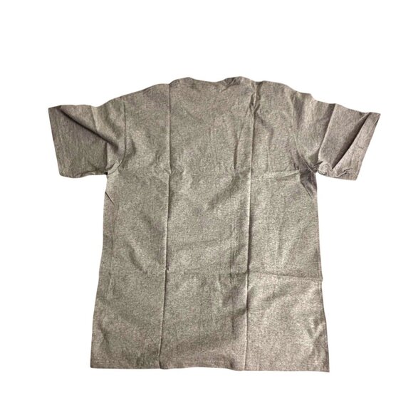 Supreme NYC Gray T-Shirt Large  90% Cotton 10% Polyester Pre-Shrunk Made In USA - Picture 2 of 5